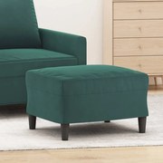 vidaXL Υποπόδιο Σκούρο Πράσινο 60 x 50x 41 εκ. Βελούδινο