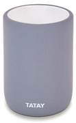 Ποτήρι Οδοντόβουρτσας Tatay Soft Grey
