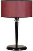 Φωτιστικό Επιτραπέζιο Maya 846STL2789 Φ30x55cm E27 40W Bordo-Black Opviq