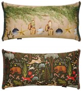 Μαξιλάρι Διακοσμητικό Χριστουγεννιάτικο (Με Γέμιση) Snow Διπλής Όψης 2425 Multi Kentia 30X60