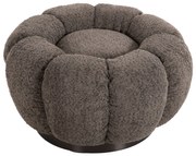 ΣΚΑΜΠΟ ΣΤΡΟΓΓΥΛΟ KRIPP HM9602.01 ΓΚΡΙ ΜΠΟΥΚΛΕ-ΜΑΥΡΗ ΜΕΤΑΛΛΙΚΗ ΒΑΣΗ Φ60x31Υεκ.