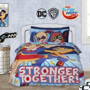 Σεντόνια Μονά Σετ 160x260 Das Kid 5005 Super Hero Girls