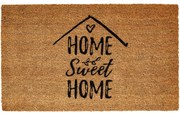 Πατάκι Εισόδου Ruco Print 626 Home Sweet Home 45X75cm Beige-Black Sdim 45X75