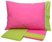 Σετ Σεντόνια Cotton Feelings εμπριμέ 2211 Fuchsia Μονό (160x260)