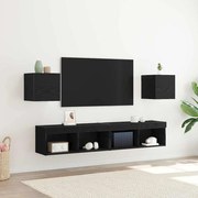 vidaXL Ντουλάπι TV 2 pcs Μαύρο 30.5 x 30 x 30 εκ. Επεξεργασμένο ξύλο
