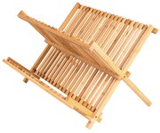 Πιατοθήκη Bamboo Essentials ΑναΔιπλόύμενη 2 Επιπέδων 42X27.5X38cm - Estia