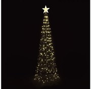 Λαμπάκια Σειρά Christmas Tree Star 384 LED Πράσινο Θερμό Φως Flash IP44 10μ Καλώδιο X0838411139 από την ACA X0838411139