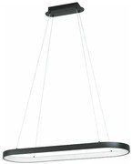 Μοντέρνο Κρεμαστό Φωτιστικό L780xΗ1100mm LED 27w 3000K 4000lm Μαύρο Eglo Codriales 99358