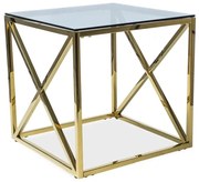 ELISE B BENCH SMOKE / GOLD 55X55 DIOMMI ELISEBZLC DIOMMI-80-1757