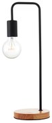 Φωτιστικό Επιτραπέζιο Aca KS1755BWD NAXOS Μαύρο Ματ (Black Mat)
