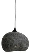 Κρεμαστό Φωτιστικό Οροφής 1xΕ27 Γκρι Οβάλ 27cm Pebble 180.102.01/P AY Illuminate-180.102.01/P-Γκρι 180.102.01/P