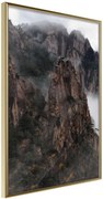 Αφίσα - Mountain Ridge - 40x60 - Χρυσό - Χωρίς πασπαρτού