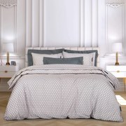 Σετ Παπλωματοθήκη Polycotton Υπέρδιπλη 220x240εκ. Essential 2215 Μαύρη-Taupe Greenwich Polo Club