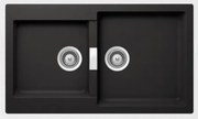 Schock Cristalite Manhattan 30290 Nero Ένθετος Νεροχύτης 86x50cm