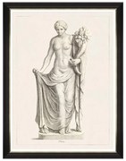 Κάδρο Greek Godess And Gods - Flora FA13115 60X80 MindTheGap Κάθετοι Wood