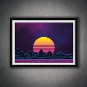 Πόστερ &amp; Κάδρο Synthwave GM024 21x30cm Εκτύπωση Πόστερ (χωρίς κάδρο)