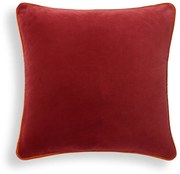 Μαξιλαροθήκη Διακοσμητική Velour Bordo Bassetti 45X45 Βαμβάκι-Πολυέστερ