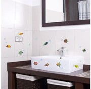 Αυτοκόλλητα Τοίχου Βινυλίου 59604 Colourful Fishes Ango 59604
