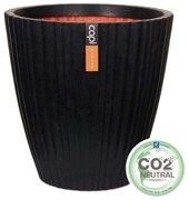 Supergreens Γλάστρα PVC Mαύρη CE 55x55x54 εκ.