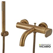 Μπαταρία Λουτρού Slim Vicario Antique Brass 500100-221