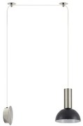 Κρεμαστό Φωτιστικό Οροφής 1xE27 Νίκελ Ματ Adept Tube 77-8803 Homelighting-77-8803-Νίκελ Ματ 77-8803