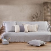 Ριχτάρι Colton Grey Nef-Nef Διθέσιο 170x250cm Βαμβάκι-Πολυέστερ