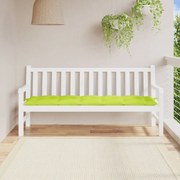 vidaXL Μαξιλάρι Πάγκου Κήπου Αν. Πράσινο 180x50x7 εκ. Ύφασμα Oxford