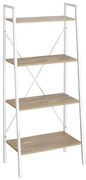 Βιβλιοθήκη Ramon 085-000017 60x23x145,5cm Natural-White