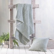 Ριχτάρι Kober Grey Ρυθμός Πολυθρόνα 160x180cm Chenille,Βαμβάκι,Polyester