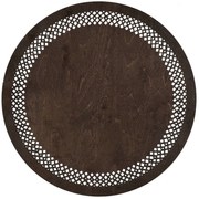 Σουπλά Seljuk (Σετ 4Τμχ) 790PYN1139 36x36cm Wenge Hermia Ξύλο