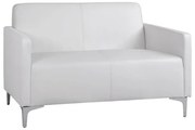 Καναπές 2Θέσιος Nellie HM3159.22 White 113x71x71Υ εκ. Τεχνόδερμα