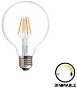 Λαμπτήρας LED G95 Bulb pakoworld dimmable 4W E27 200-220V clear