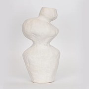Βάζο Κεραμικό Λευκό 17x13,5x32εκ. ESTHETI 752-20300