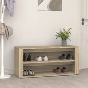 Παπουτσοθήκη Sonoma Δρυς 100 x 35 x 45 εκ. Επεξεργασμένο Ξύλο - Καφέ