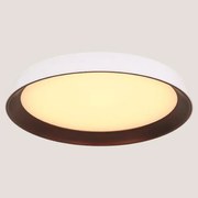 ΠΛΑΦΟΝΙΕΡΑ LED 60W Φ700x90 3000Κ ΛΕΥΚΗ/ΜΠΡΟΝΖΕ Eurolamp 144-51007