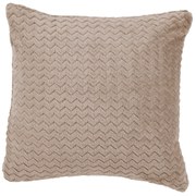 Διακοσμητικό Μαξιλάρι Fleece 40x40εκ. Throws 1367 Taupe Das Home