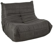 Πουφ Πολυθρόνα Comodo 01-3159 89x100x70cm Dark Grey