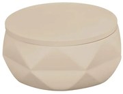 Βάζο Για Βαμβάκι Crackle Jar 10,5x6cm Sandbeige Kleine Wolke Πολυρεσίνη