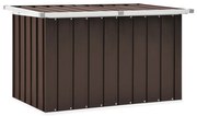 vidaXL Μπαούλο Αποθήκευσης Κήπου Καφέ 109 x 67 x 65 εκ.