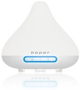 Διαχυτής αρώματος Beper 70.402, 15.6 W, 140 ml, 2 επίπεδα, φως LED, 7 χρώματα, λευκό