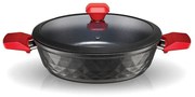 Σοτεζα Φ 30 Cm Red Diamond 014012501 Grey Pyramis Μεγάλο (26-29cm) Aluminium