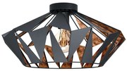 Φωτιστικό Οροφής-Πλαφονιέρα 'Carlton 6' 43399 Black-Copper Eglo Μέταλλο