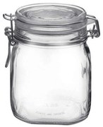 Βάζο Αποθήκευσης Fido BR00600721 ΤΡΟΦΙΜΩΝ 750ml Clear Bormioli Rocco Γυαλί