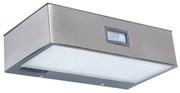 Φωτιστικό Τοίχου Ηλιακό Brick 6908501308 IP44 Led 4000K 4,8x9,5x18cm Silver Lutec