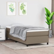 vidaXL Πλαίσιο Κρεβατιού Boxspring Taupe 80 x 200 εκ. Υφασμάτινο