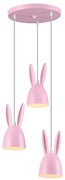 Παιδικό Φωτιστικό Οροφής Τρίφωτο Aca Bunny ZM73P35P