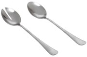 Κουτάλι Σερβιρίσματος Durable (Σετ 2Τμχ) 45.045.02 Inox Matte Cryspo Trio Stainless Steel