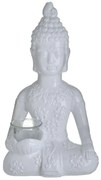 Κηροπήγιο 3-70-327-0130 20x14x35cm White Inart Cement