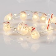 "SANTA" 15 MINI LED ΛΑΜΠΑΚ. ΣΕΙΡΑ, WW, ΑΣΗΜΙ ΚΑΛΩΔ. ΧΑΛΚΟΥ, MΠΑΤ. (2ΑΑ),IP20, 140+30CM ΔΙΑΦ ΚΑΛ ACA X07151103