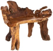 Παγκάκι C9398 Μασίφ Ξύλο Teak Φυσικό 130x52x80Υεκ. 130x52x80 εκ.